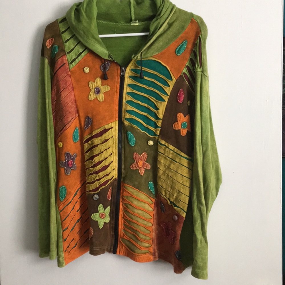 Art jacket green
